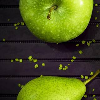 iPhone green Apple HD wallpaper
