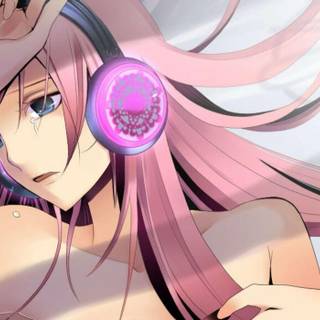 Cry anime girl wallpaper