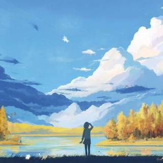 Anime aesthetic landscapes wallpaper