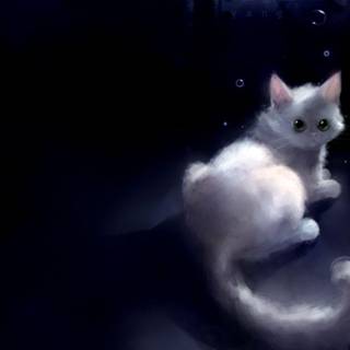 Cute cats anime wallpaper