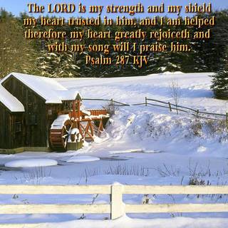 Cabin Christian desktop wallpaper