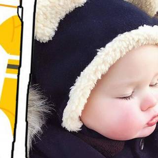 Cute baby winter wallpaper