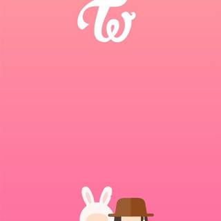 Twice logo phone wallpaper