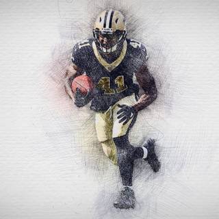 Alvin Kamara computer wallpaper