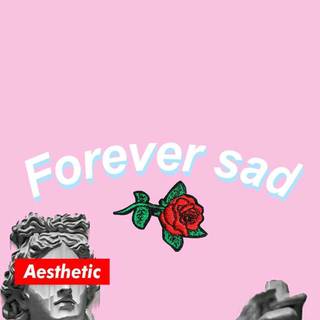 Sad aesthetic cartoon grunge wallpaper