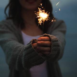 Sparkler aesthetic wallpaper