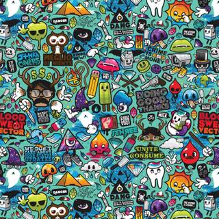 Doodle art wallpaper