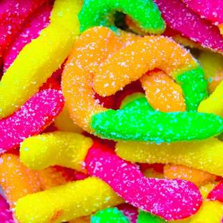 Bright neon wallpaper