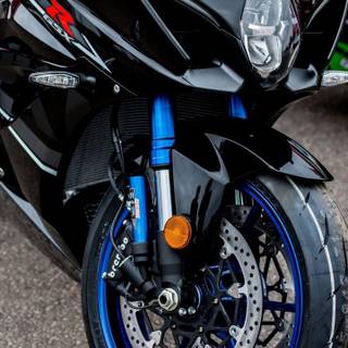 Black biker Android wallpaper