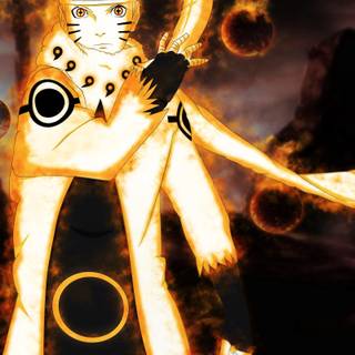 Naruto Rikudou mode iPhone wallpaper