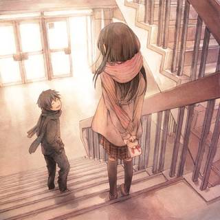 Anime girls and boys love wallpaper