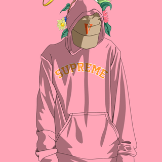 Anime boy Supreme wallpaper