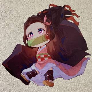 Anime Nezuko Chibi wallpaper