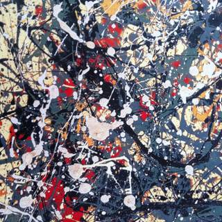 Jackson Pollock phone wallpaper