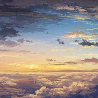 Above the clouds wallpaper