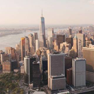 New York City Skyline phone wallpaper