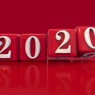 2020 New Year graphics wallpaper
