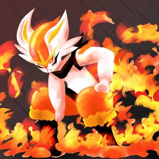 Cinderace HD wallpaper