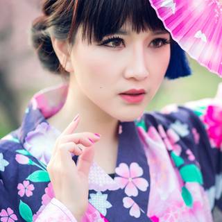 Japanese girl Android wallpaper