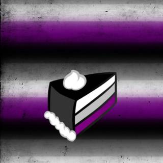 Asexual pride flag wallpaper