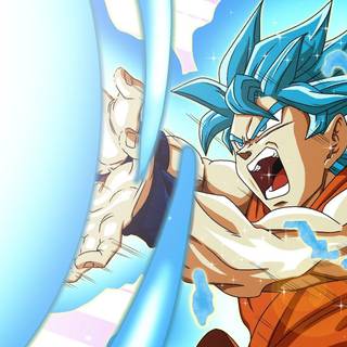 Goku Kamehameha computer wallpaper