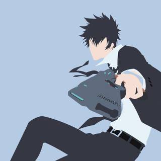 Rin Okumura minimalist wallpaper