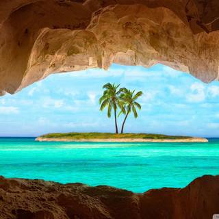 Small island wallpaper