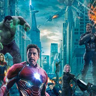 Hulk and Black Widow wallpaper