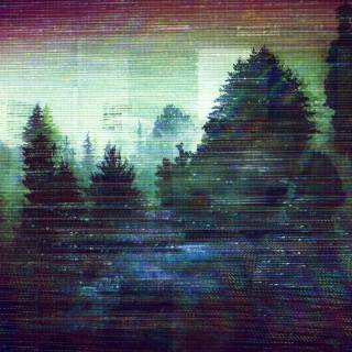 Glitch computer wallpaper