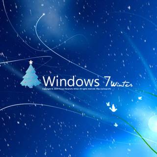 Winter window wallpaper