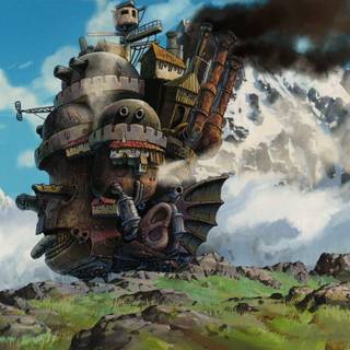 Howl's Moving Castle desktop wallpaper