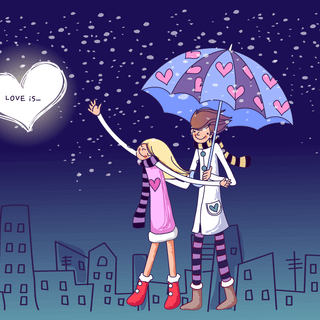Cartoon loves wallpaper