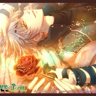 Anime boy laying wallpaper