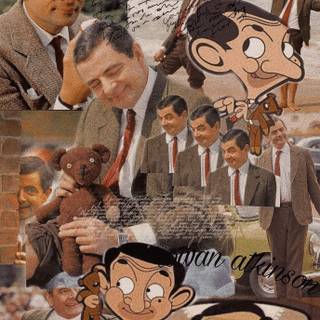 Mr.Bean cartoon iPhone wallpaper