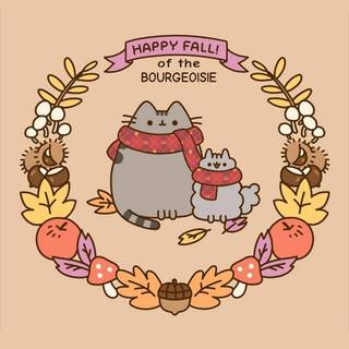 Pusheen iPhone wallpaper