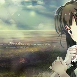 Missing anime wallpaper