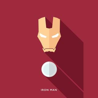Iron Man minimalistic wallpaper