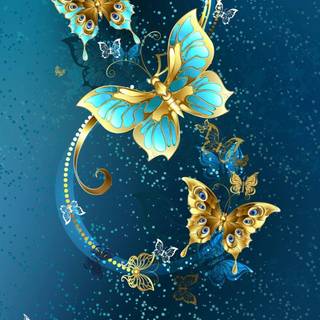 Butterfly mobile HD wallpaper