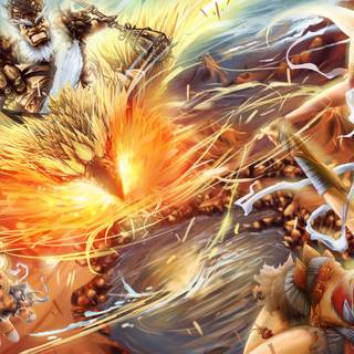 Anime best fighting Hd wallpaper