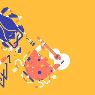 Artsy computer wallpaper