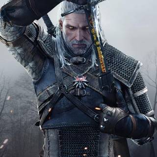 Geralt phone wallpaper