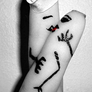 Kiss love phone black hd wallpaper