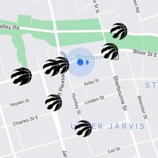 Toronto Raptors logo vintage wallpaper