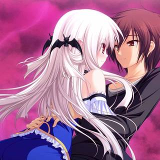 Happy anime couples Full Hd wallpaper