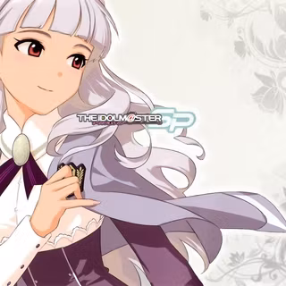 Cute anime girls grey hair wallpaper
