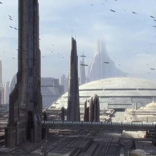 Coruscant desktop wallpaper