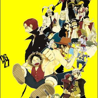 One Piece Luffy X Hancock Hd Android wallpaper