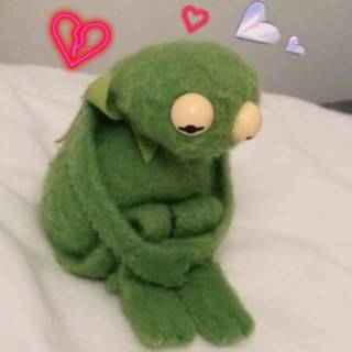 Sad Kermit wallpaper