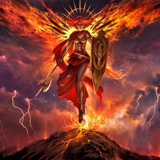 Fire angel wallpaper