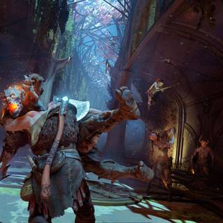 God of War desktop 4k wallpaper